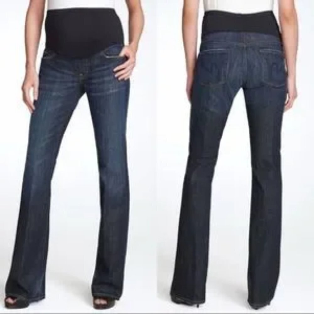 Maternity Citizens Of Humanity Dark Blue Boot Cut Jeans